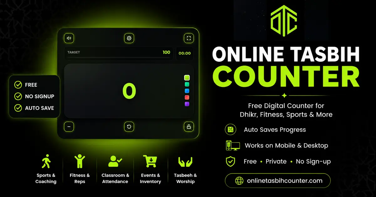 Online Tasbih Counter logo